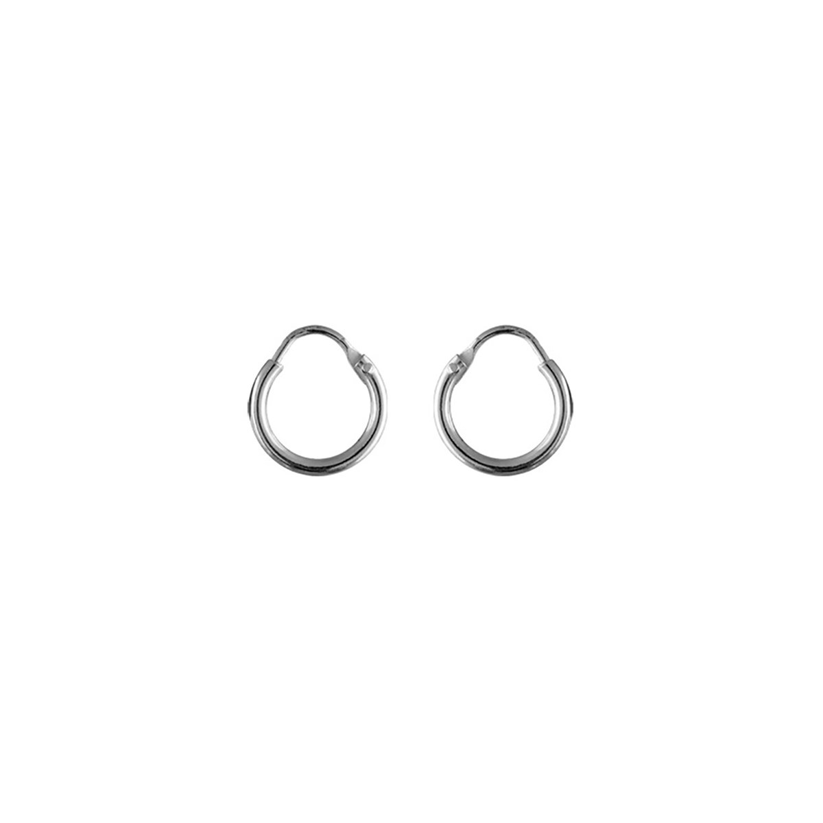 Boucles d'oreilles - Créoles lisses - 13mm