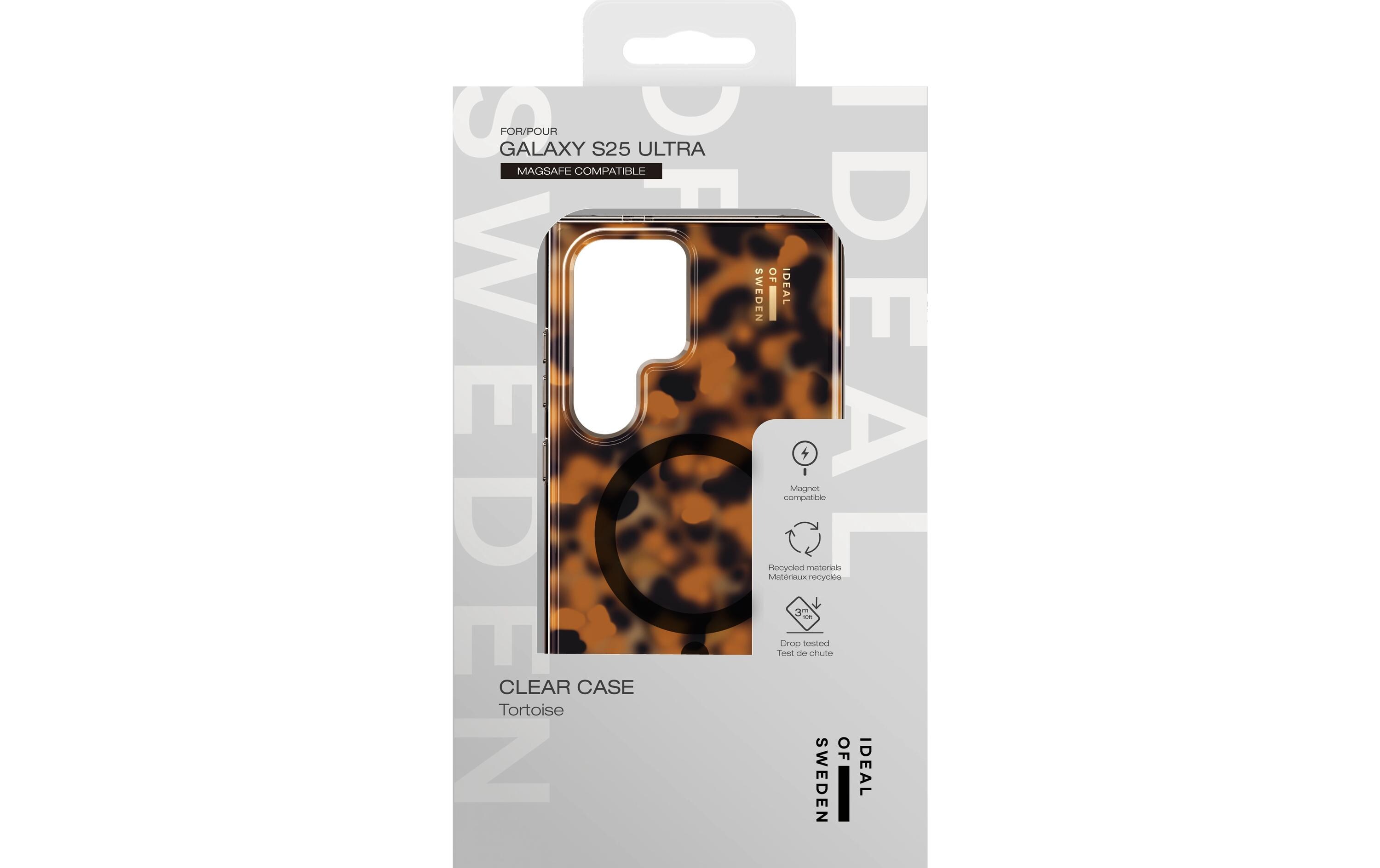 Back Cover Clear Case Magsafe Galaxy S25 Ultra TortoiseMagSafe-kompatible Schutzhülle für das Galaxy S25 Ultra