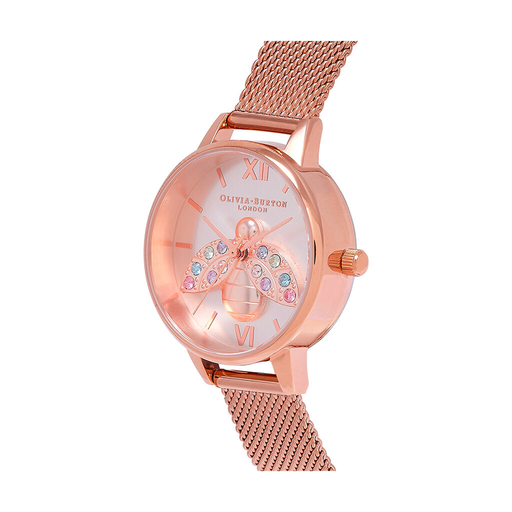 Montre Olivia Burton Rainbow Bee Argent