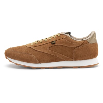 Herren-Velourssneaker, Braun