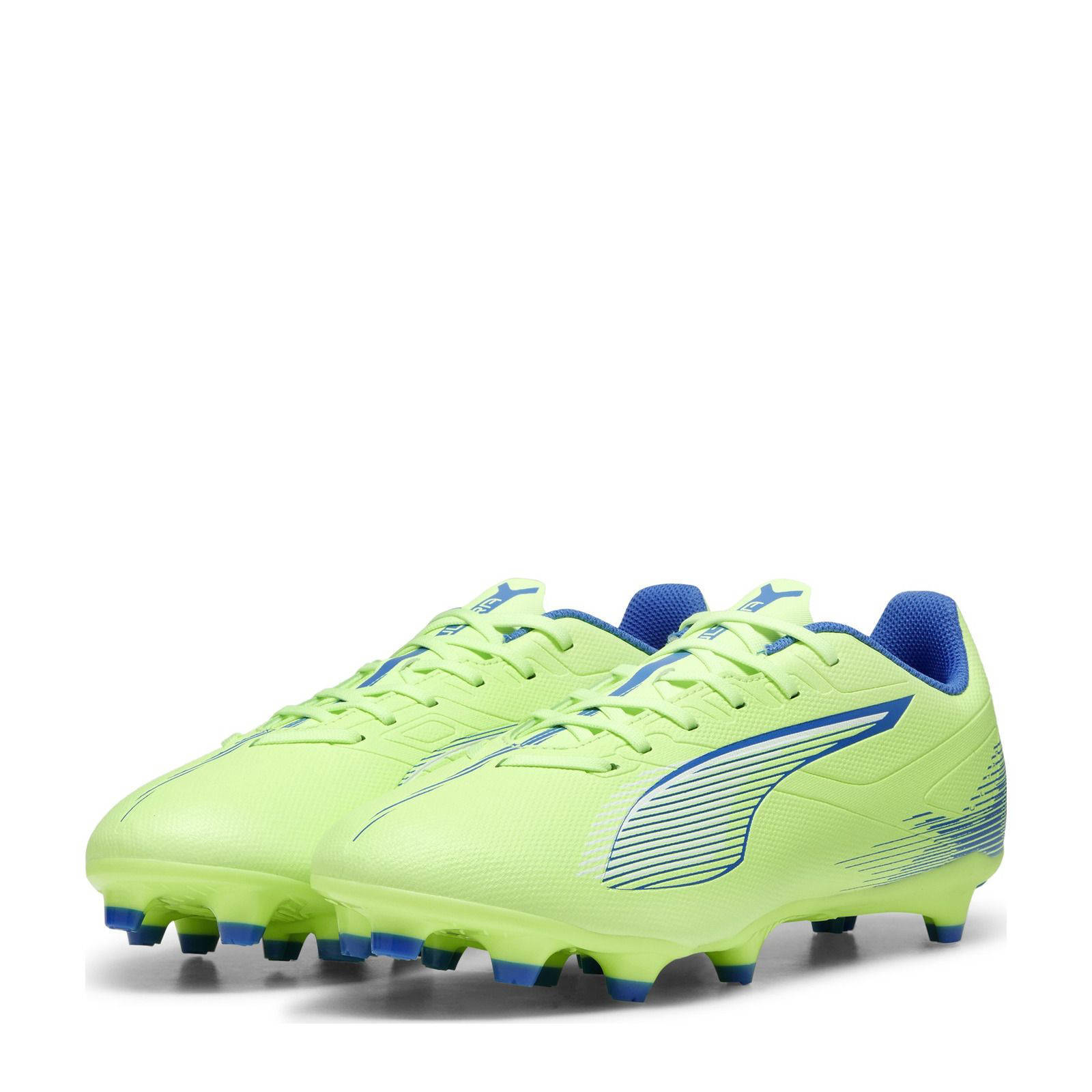 Puma Ultra 5 Play  senior voetbalschoenen geel/wit/blauw