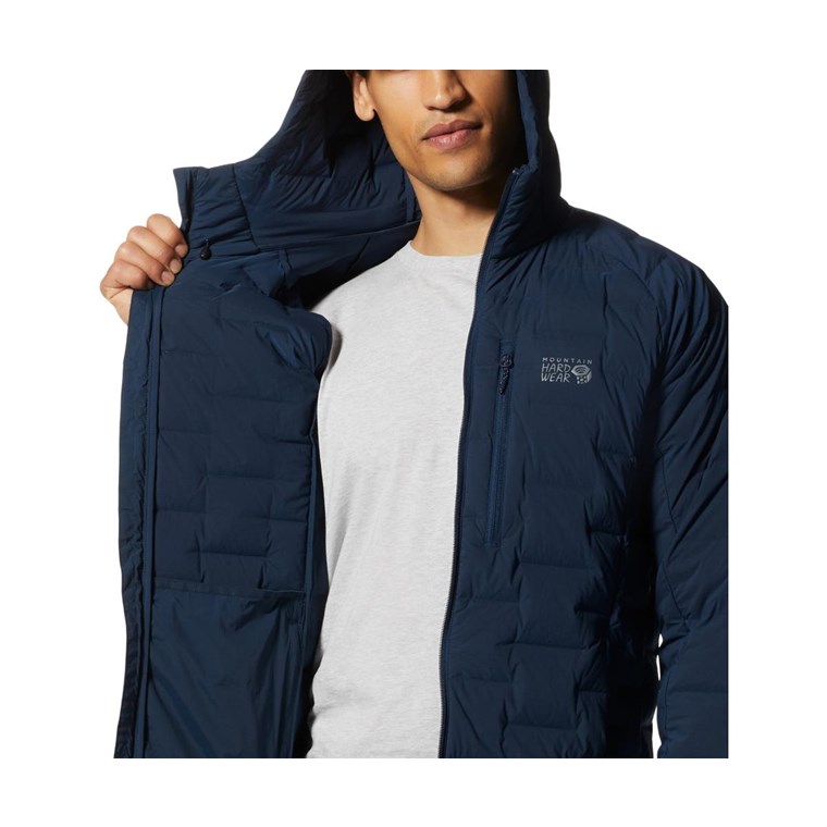 Mountain Hardwear Stretchdown Hooded Jacket Men Hardwear Navy