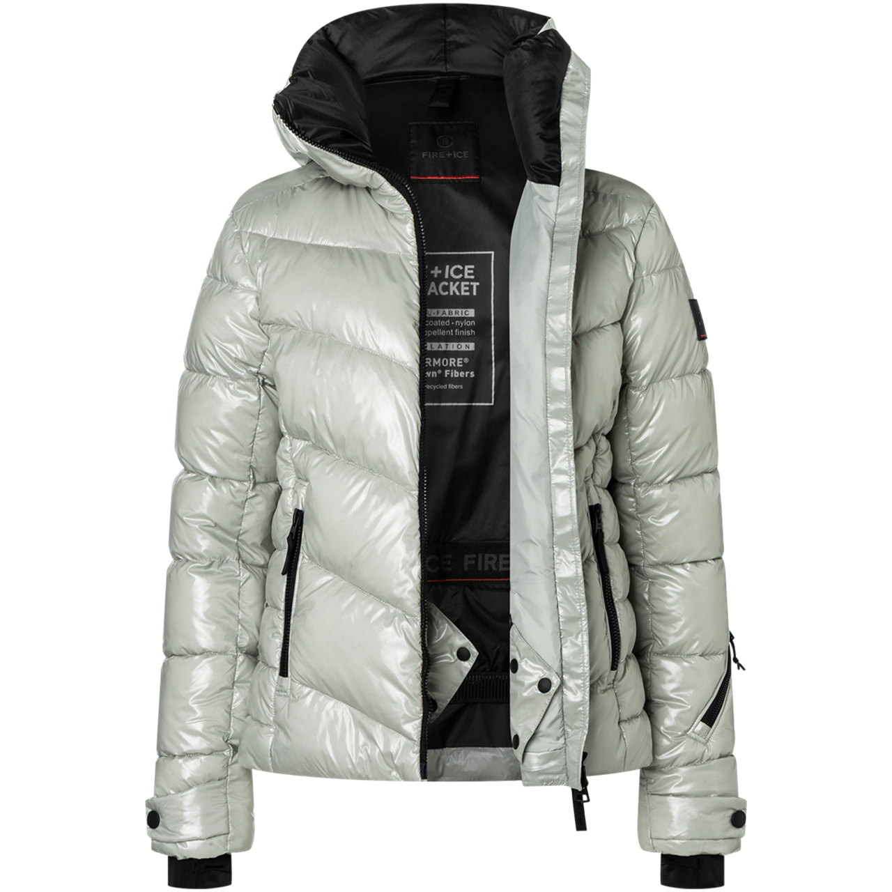 Bogner Fire   Ice Damen Skijacke SAELLY2 shiny storm grey | Skijacken | Skibekleidung | Damen | XSPO-Fashion