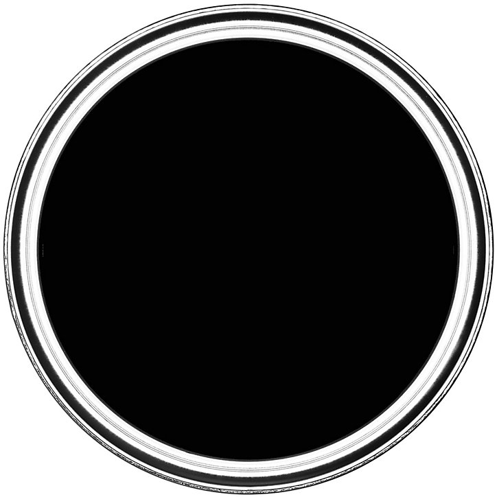 Peinture pour meubles Rust-Oleum noir effet poudré satin 0,75L