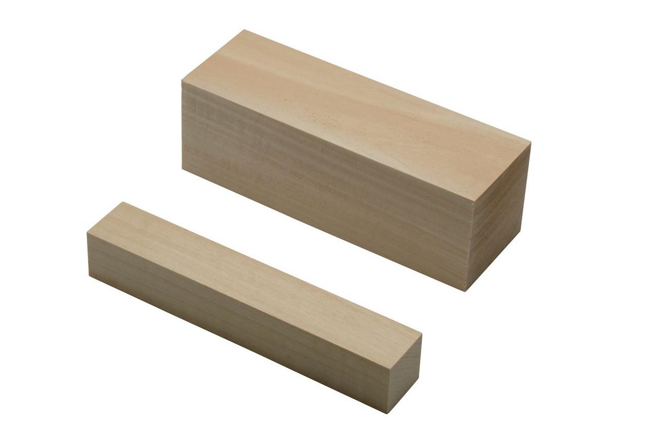 BeaverCraft Wood Carving Blocks BW10, 10-delige set houtblokjes voor houtsnijden