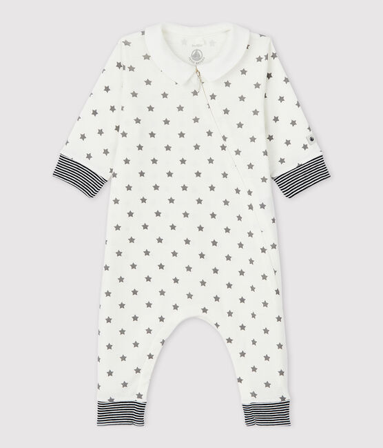 Dors-bien sans pieds zippé à étoiles bébé en coton biologique
