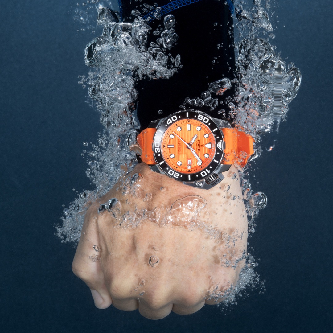 Festina Swiss Diver COSC Orange