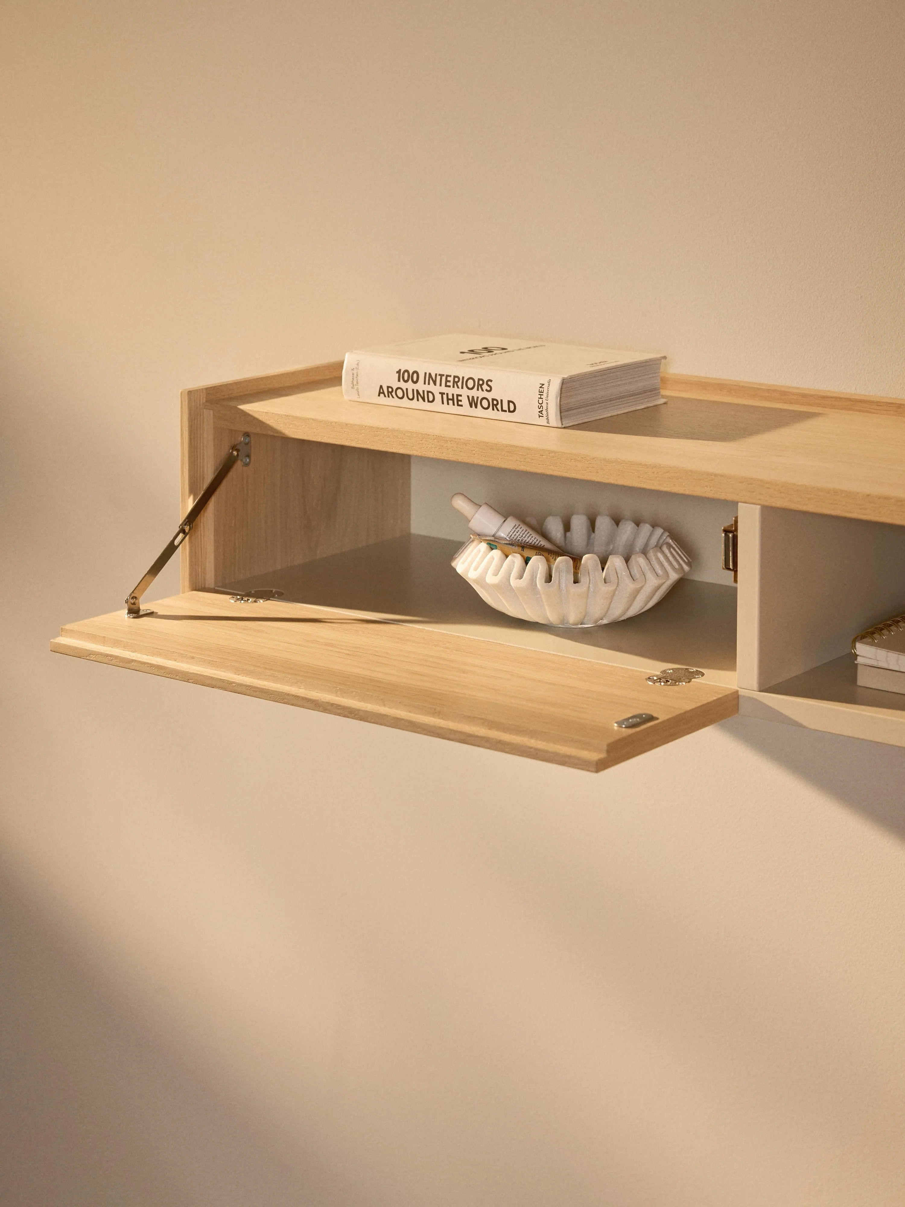 Houten wandconsole Larsen