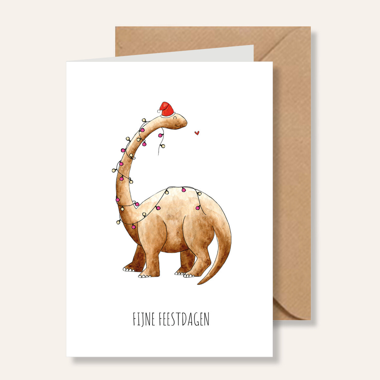 Juulz | Kaart | Fijne feestdagen Dino