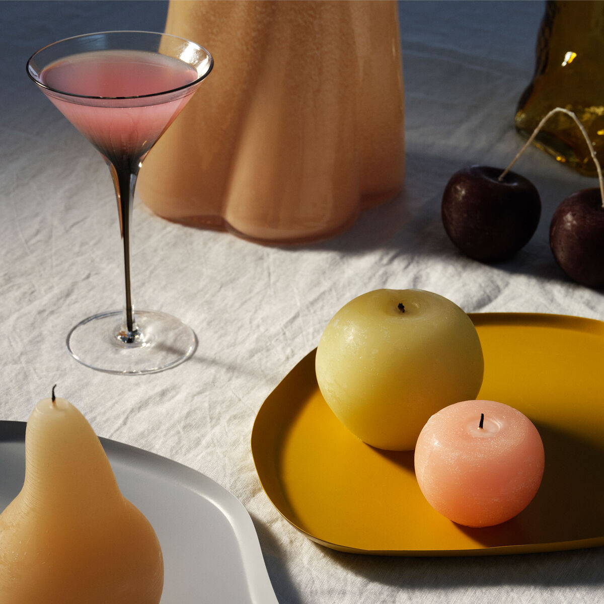 'Smoke' Munnblåst martiniglass