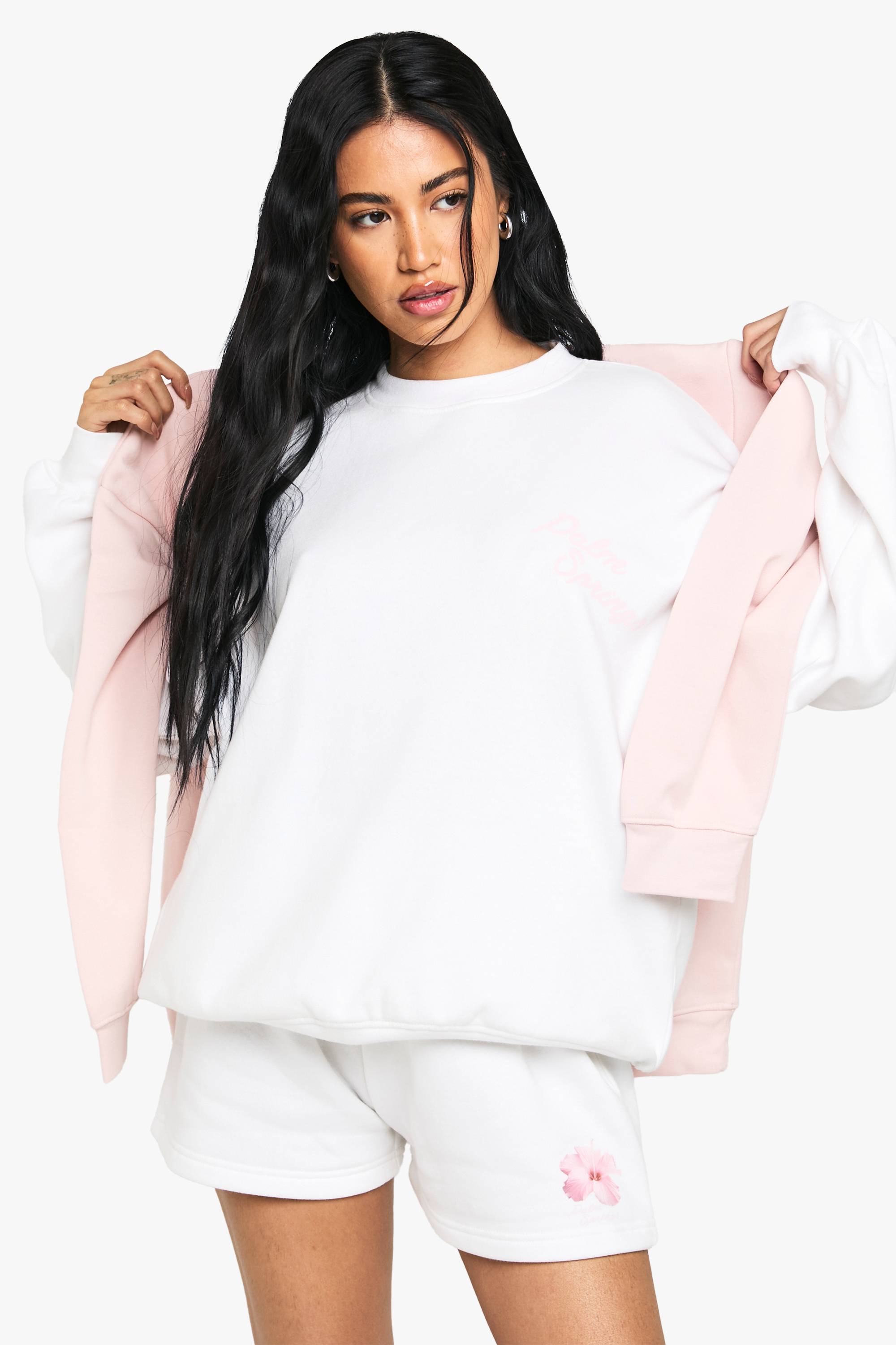 boohoo Survêtement court à dos imprimé floral