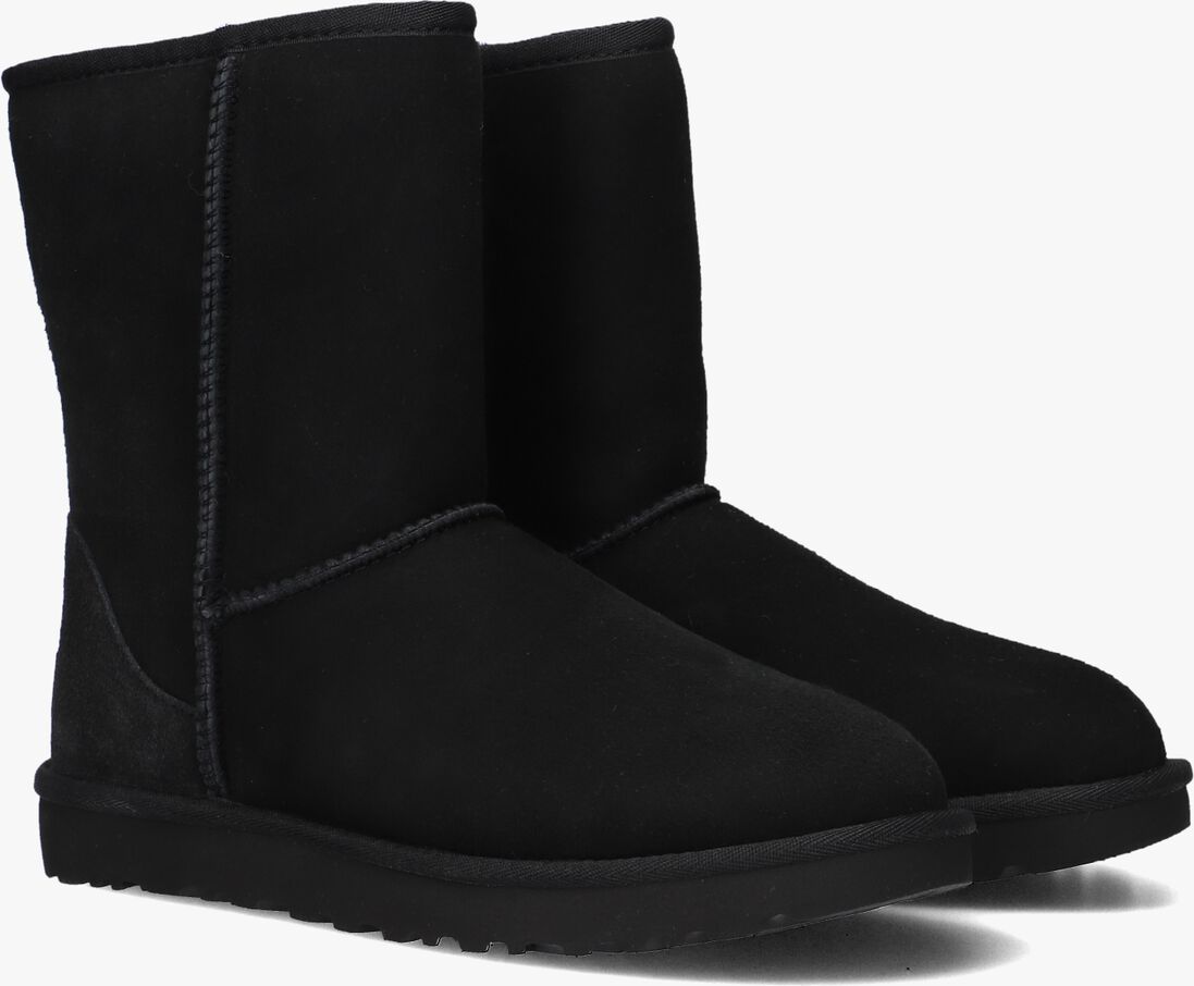 zwarte ugg vachtlaarzen classic short ii