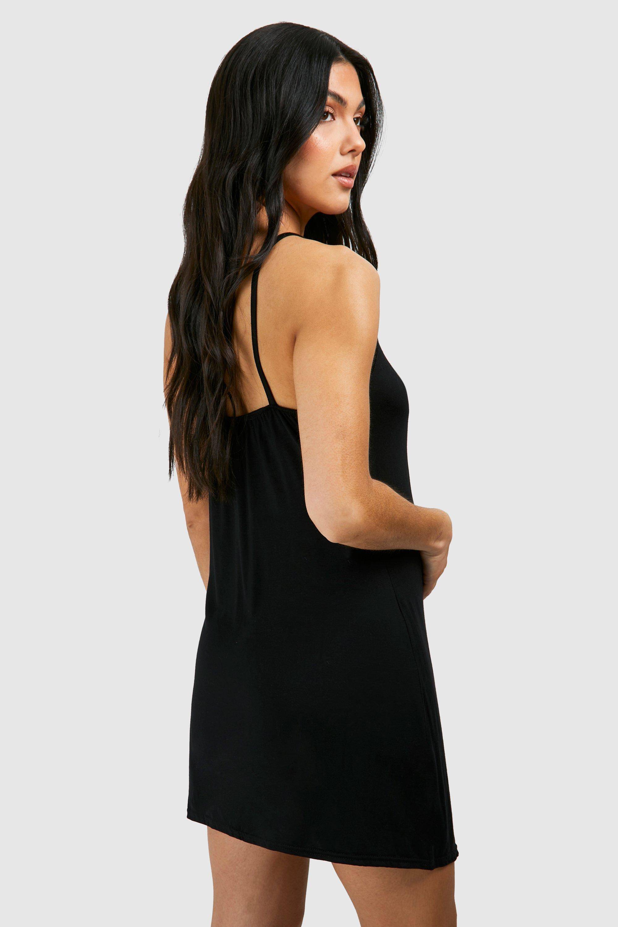 boohoo Maternité - Nuisette de grossesse boutonnée à bretelles