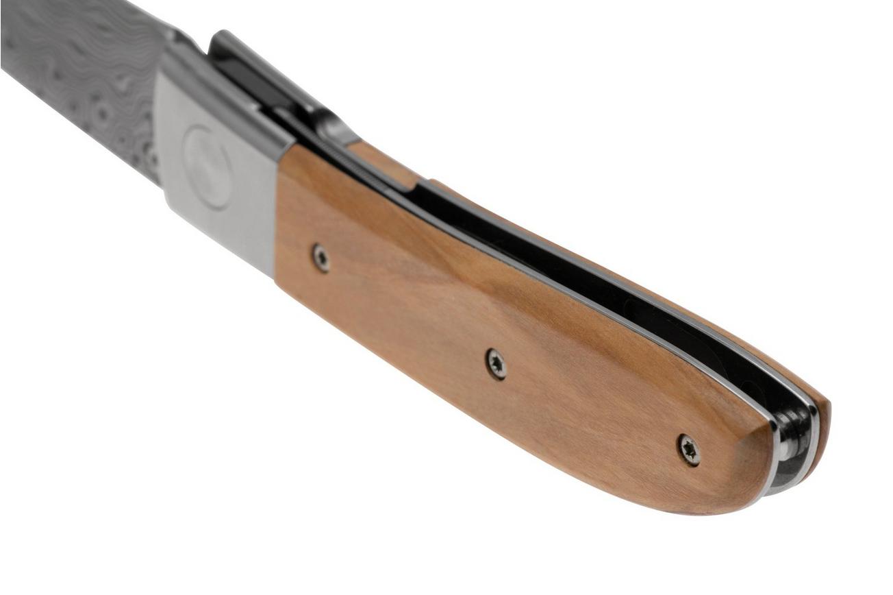 FOX Knives Elite FX-273-DOL Damasteel Super Dense Twist Damascus, Olive Wood, herenmes