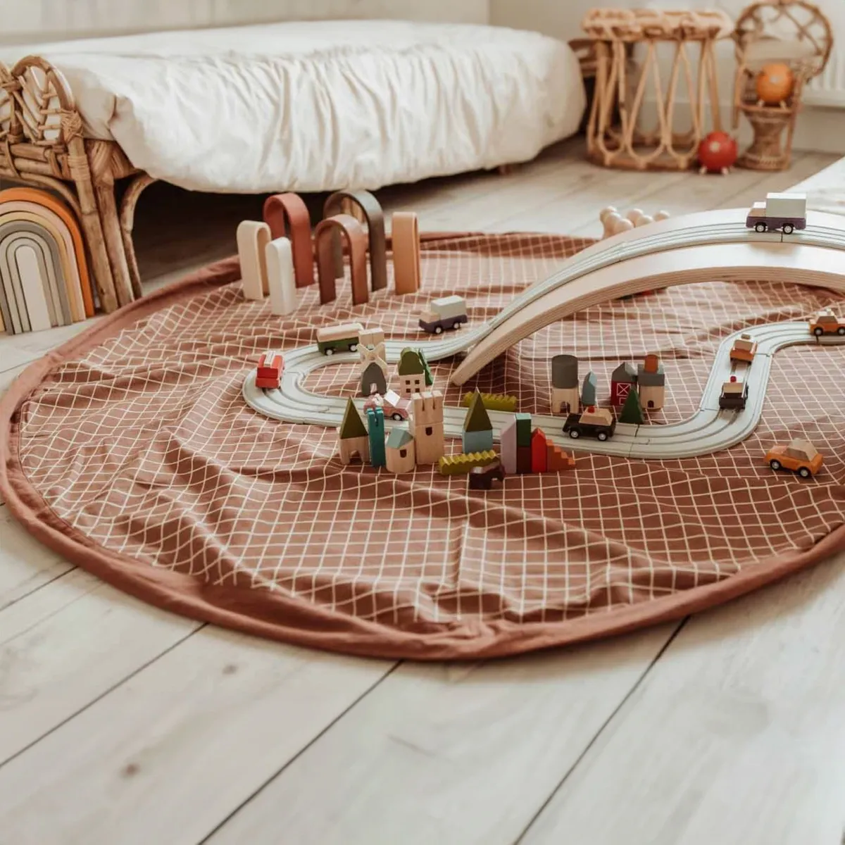 Play N Go Tapis Play N go Rangement - Marron
