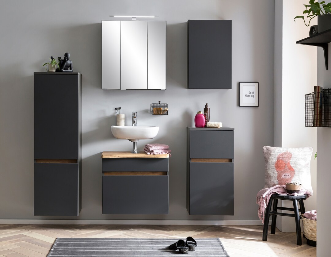 Waschtischkombination BRÜGGE grau 60cm