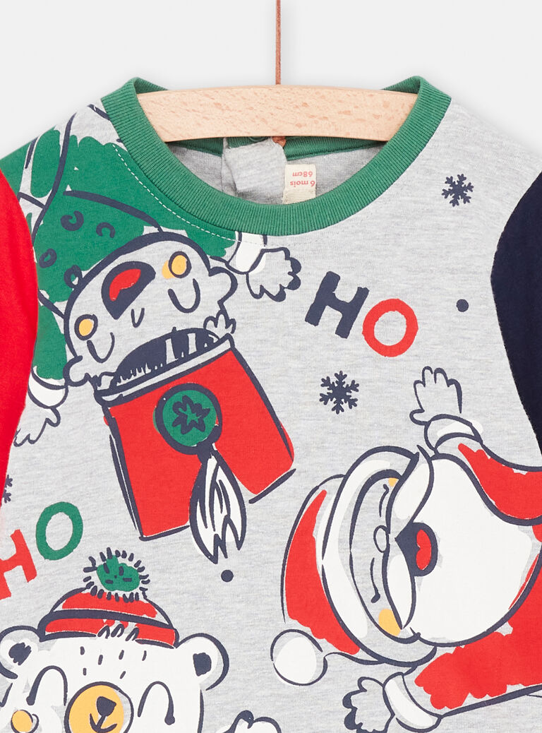 T-shirt sur le thème noel pour bébé garçon