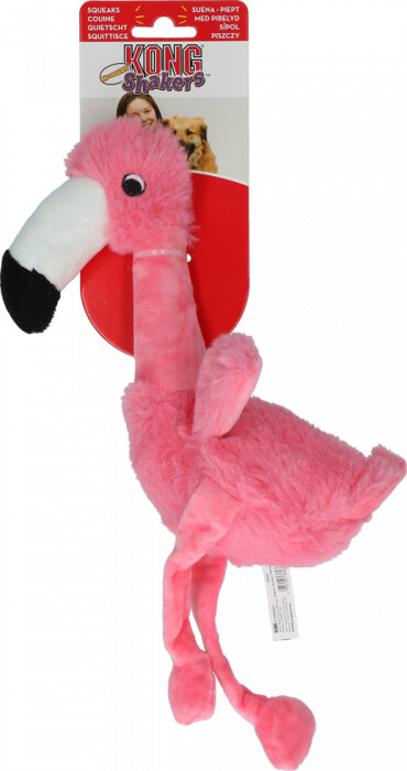 Kong - Hundelegetøj - Bamse - Shakers Honkers Flamingo - Small