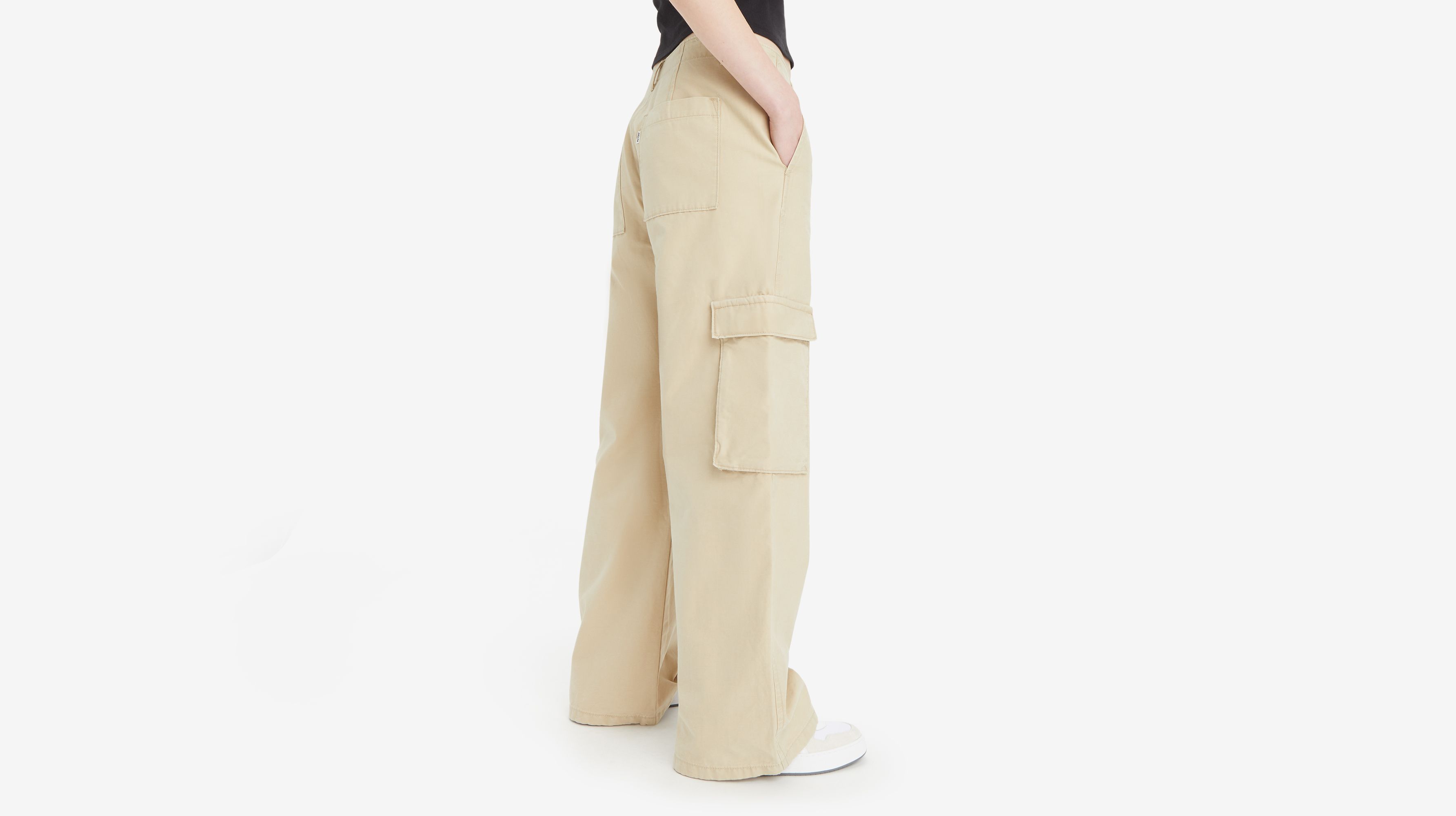 Pantalon Baggy Cargo - Safari - Beige