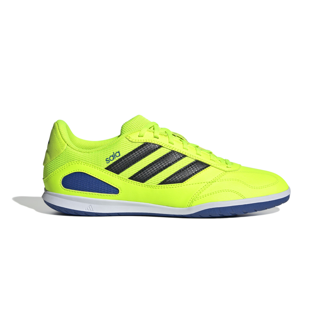 Adidas Super Sala III Zaalvoetbalschoenen (IN) Neongeel Zwart Blauw