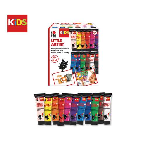 MARABU KiDS LITTLE ARTIST Künstlermal- und Bastelfarbe-Sets