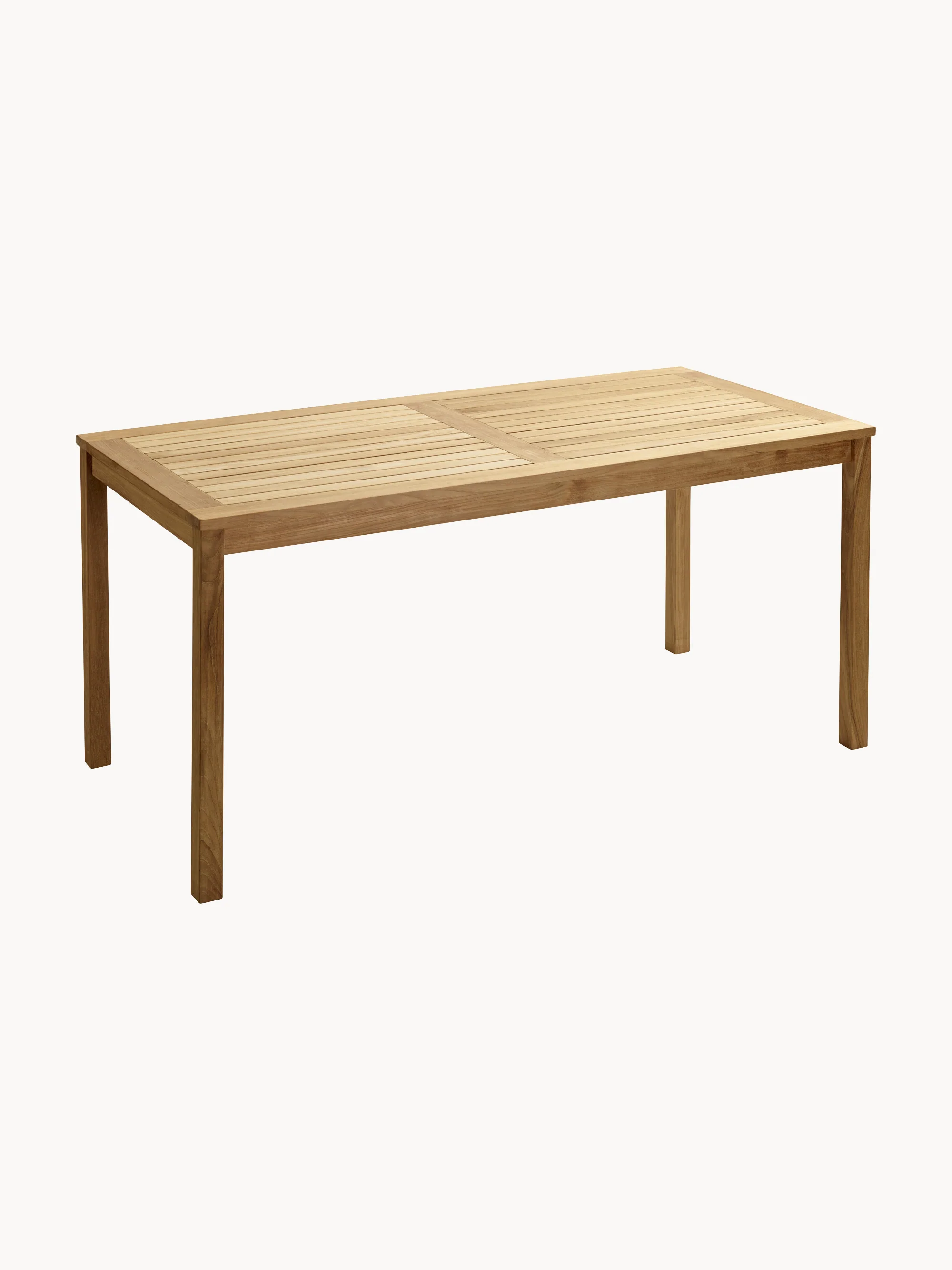 Tuintafel Rosenborg van teakhout, 165 x 80 cm