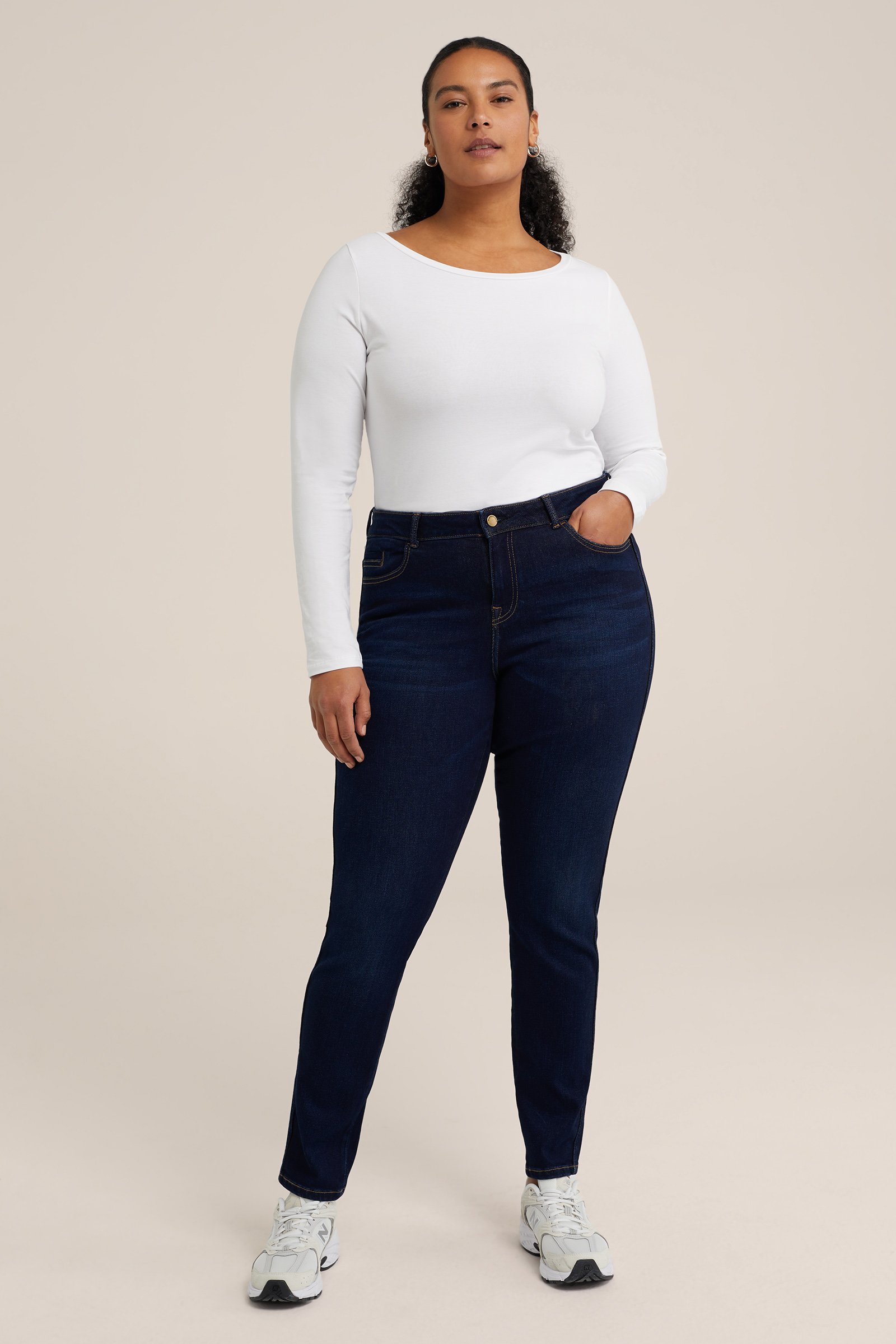 T-shirt - Curve WE Fashion Wit