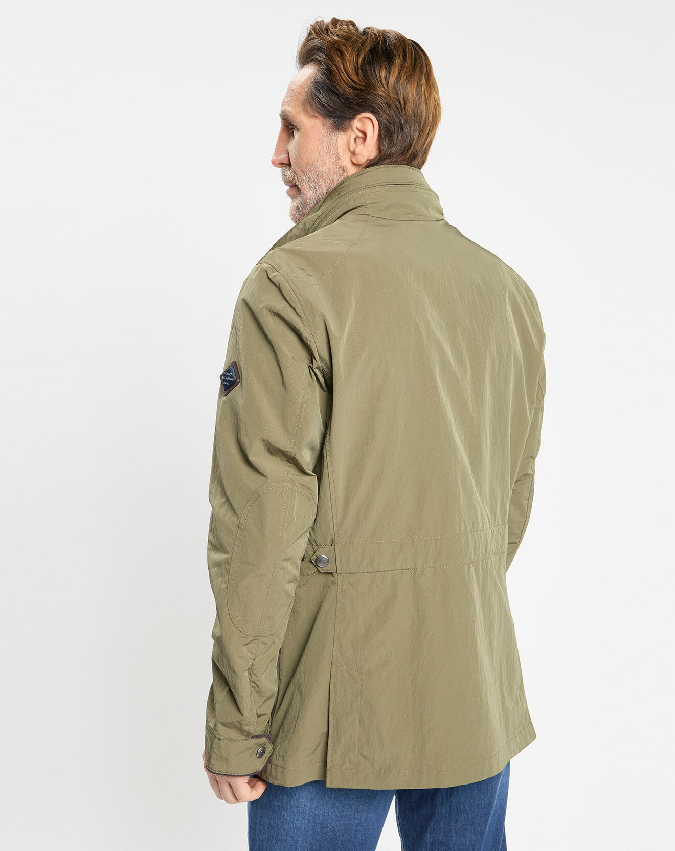 Hackett London Parka imperméable vélo kaki