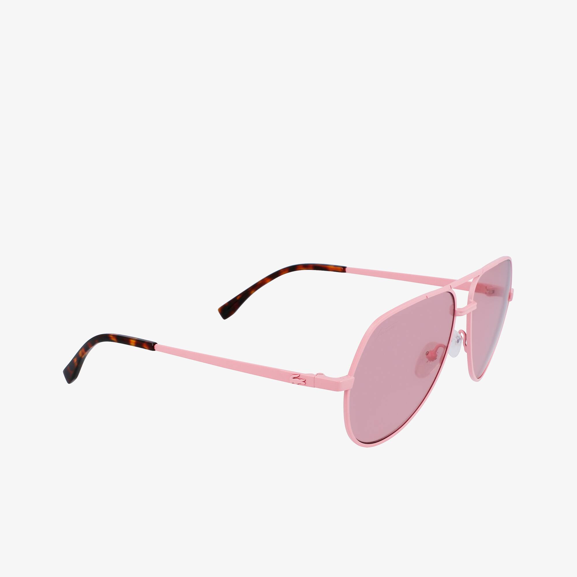 Unisex Signature 101 Pilot-Sonnenbrille aus Metall Sonnenbrillen - Rosa - Lacoste - Unisex