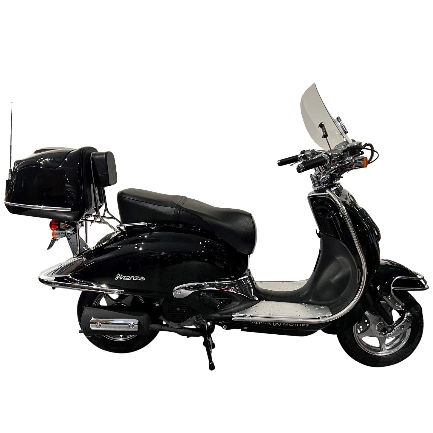 Alpha Motors Motorroller Retro Firenze Limited 50 ccm 45 km/h EURO 5 schwarz