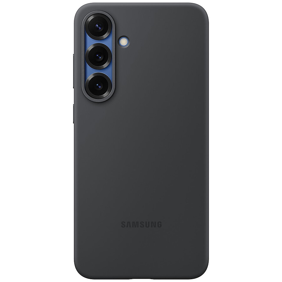 Samsung coque Silicone Noir - Galaxy S25+