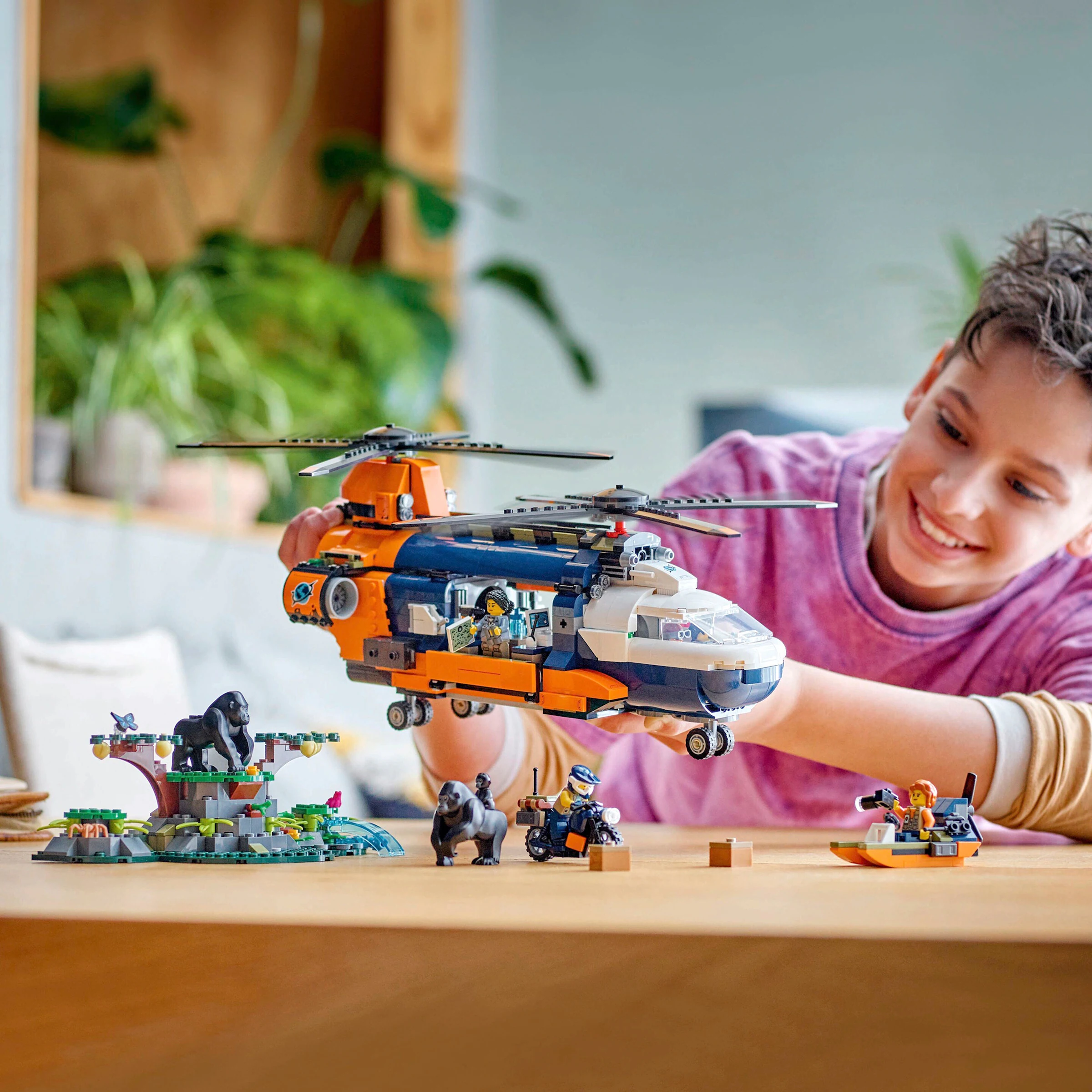 LEGO® - CITY 60437 Dschungelforscher-Hubschrauber
