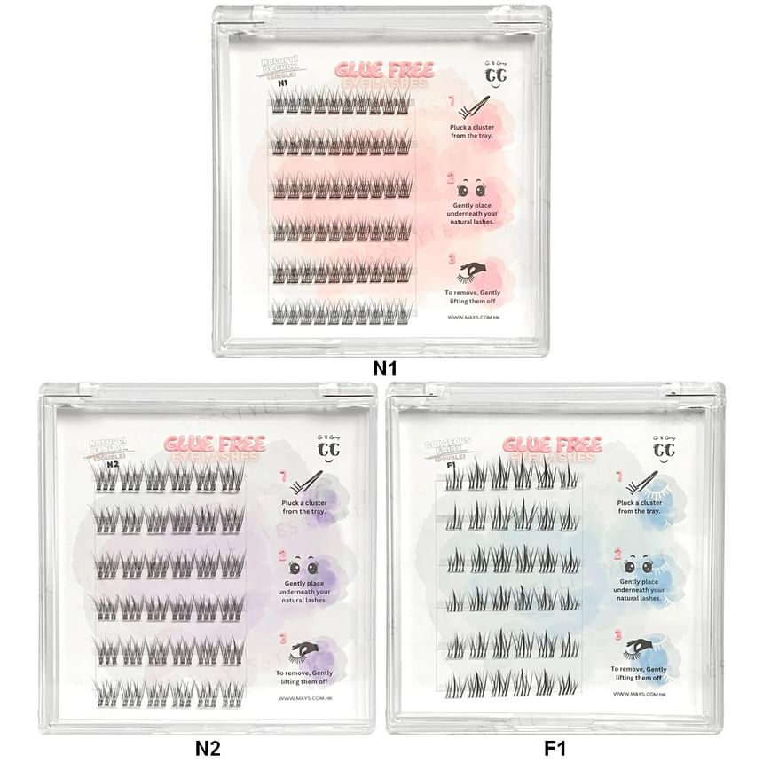 Gi & Gary - Lijmvrije wimpers Gorgeous Fairy F1 met wimperapplicator