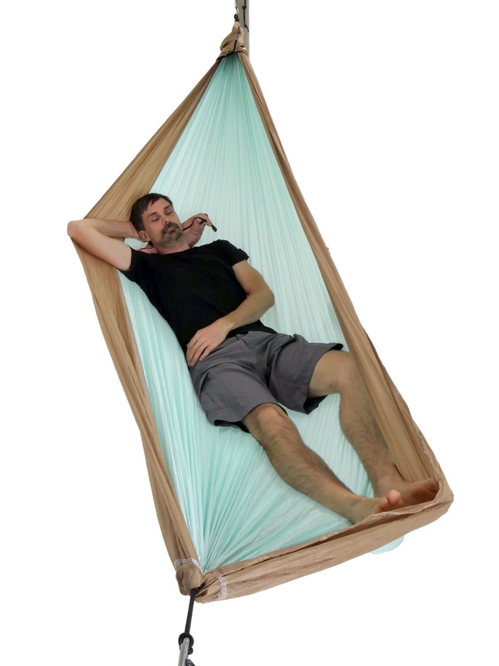 Ticket To The Moon Original Hammock army green/green apple