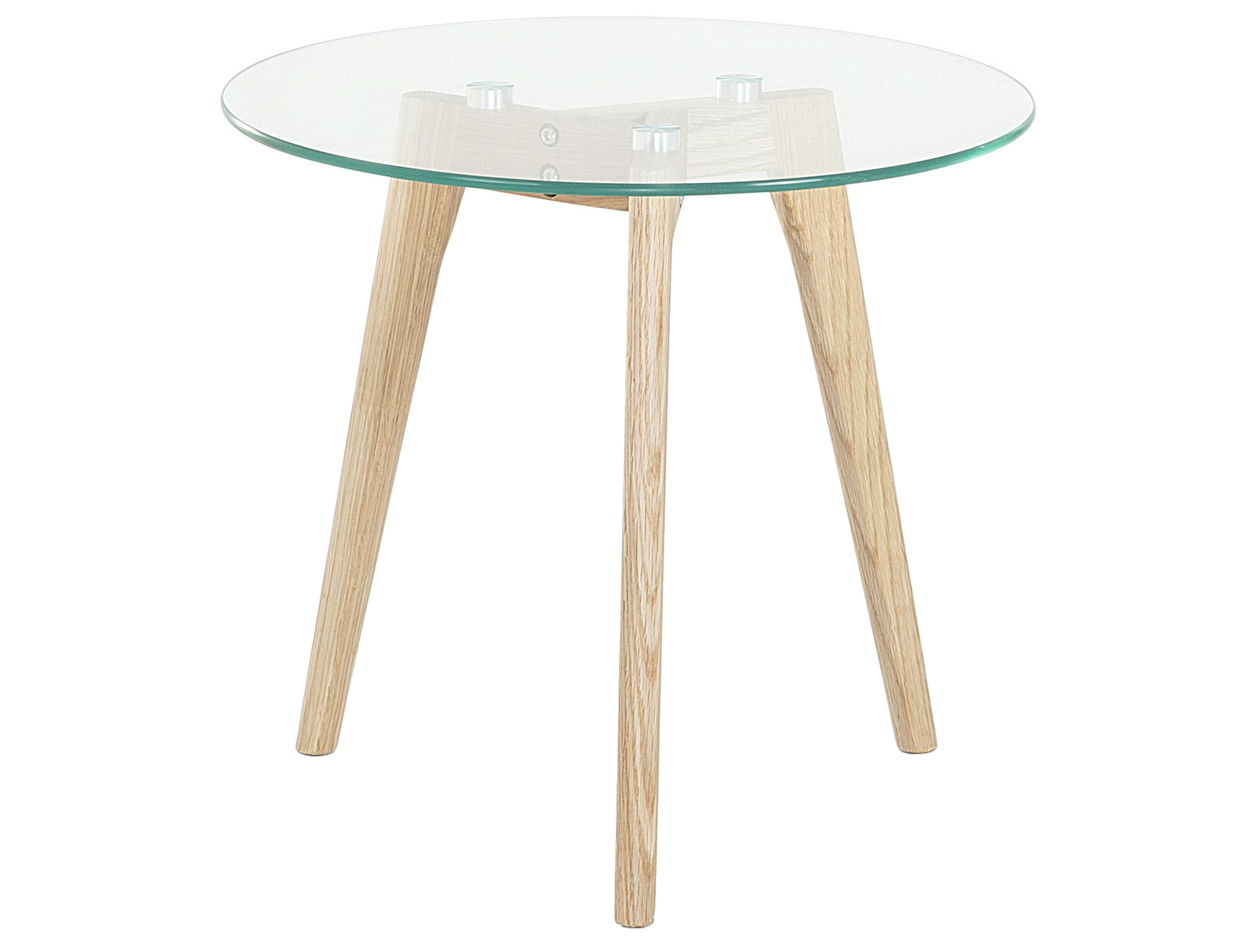 Set van 2 salontafels MISSOURI Glas Transparant