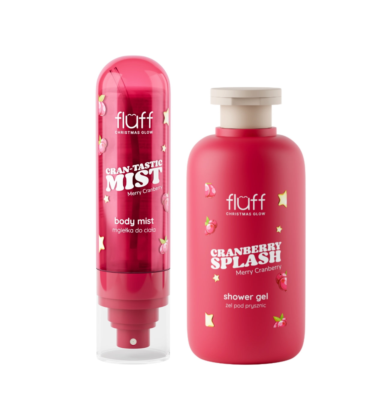 Fluff - *Christmas Glow* - Conjunto de Cuidados Corporais - Merry Cranberry