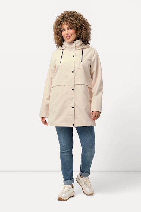 HYPRAR Parka, wasserabweisend, Stehkragen, Kapuze