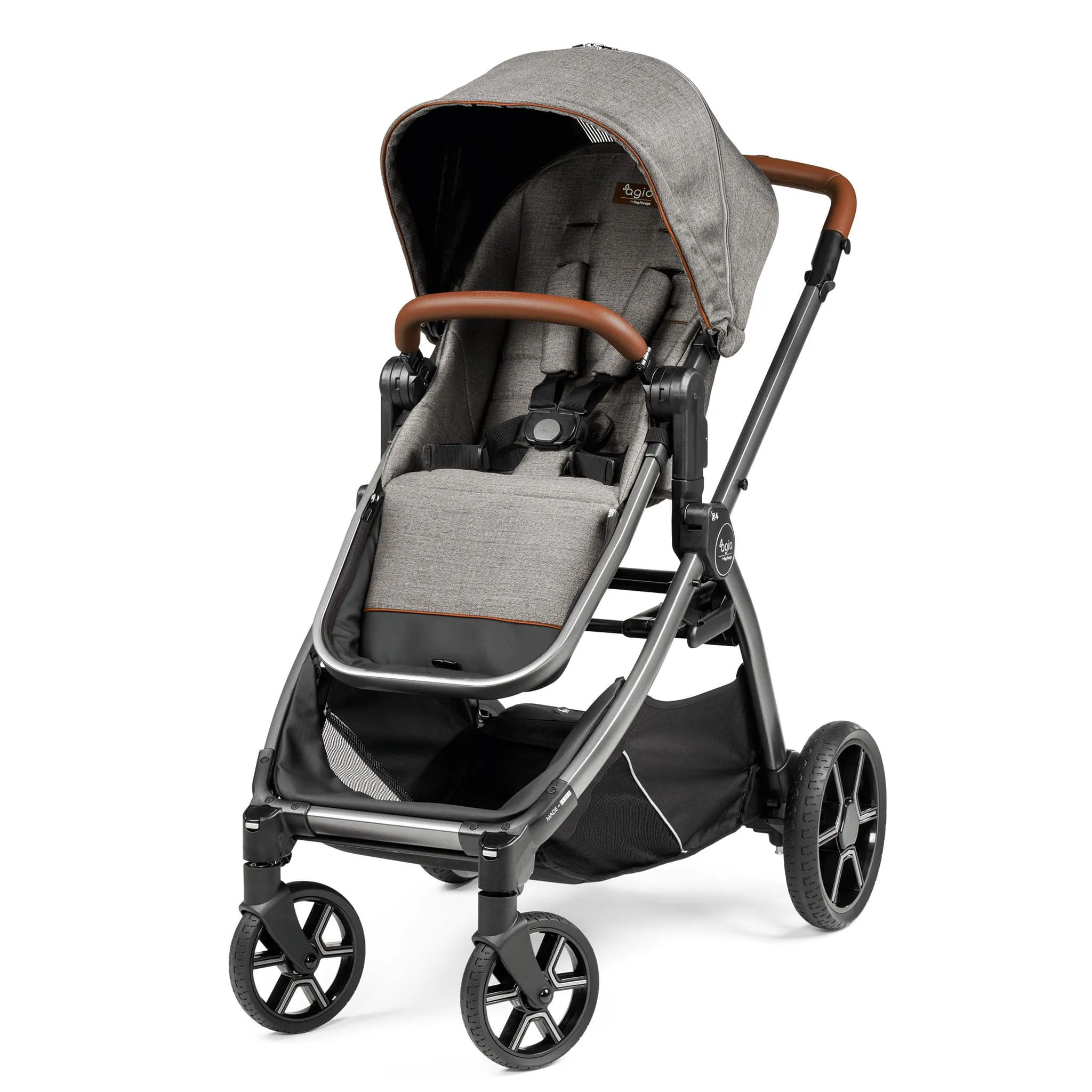 Peg Perego Poussette Double Z4 Agio - Gris