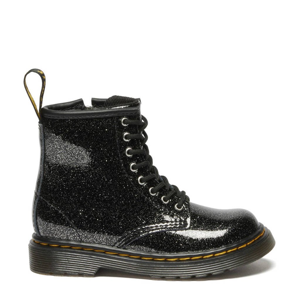 Dr. Martens 1460 Tleren veterboots met glitters zwart