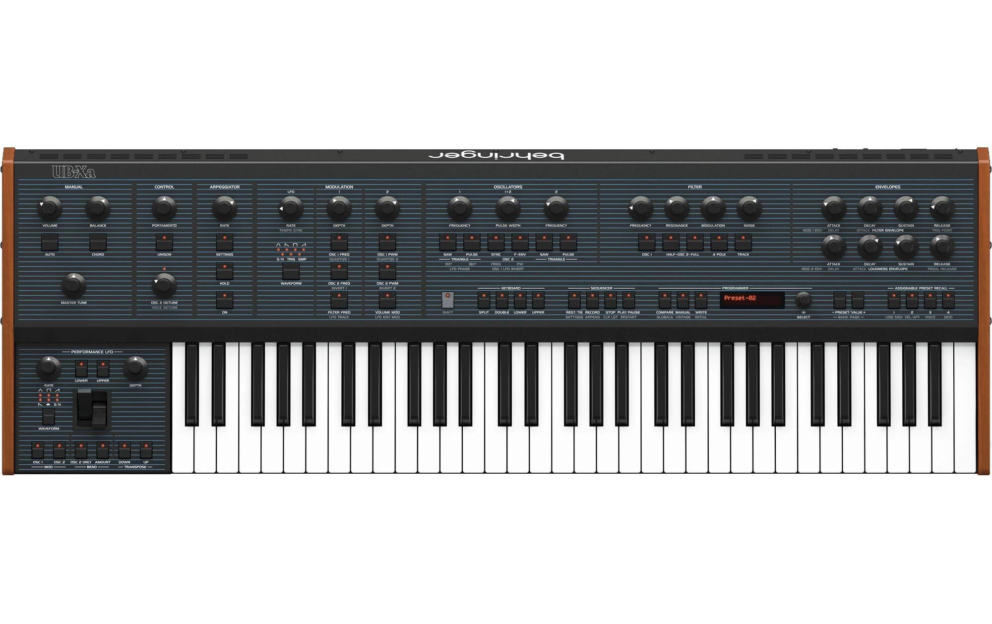 Synthesizer UB-Xa<br>16-stimmiger polyphoner analoger Synthesizer