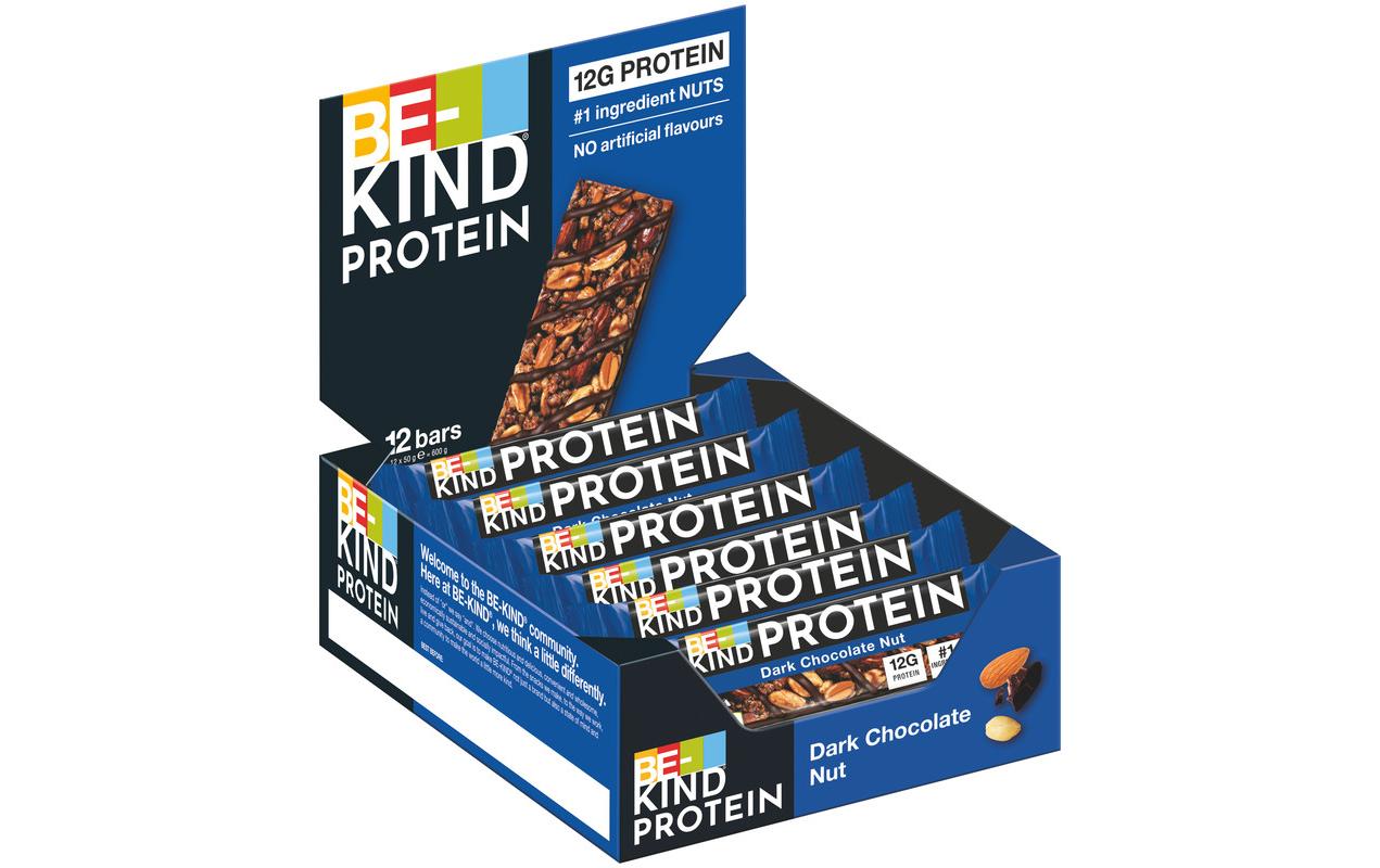 Riegel Protein Dark Chocolate Nut 12 x 50 gIntensive Dunkle Schokolade trifft auf nussigen Genuss