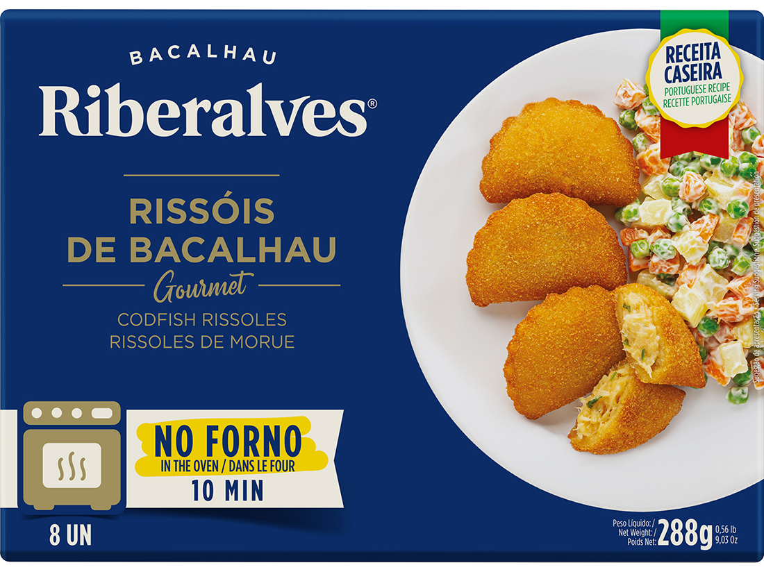 RISSOIS DE BACALHAU RIBERALVES P/ FORNO 288G