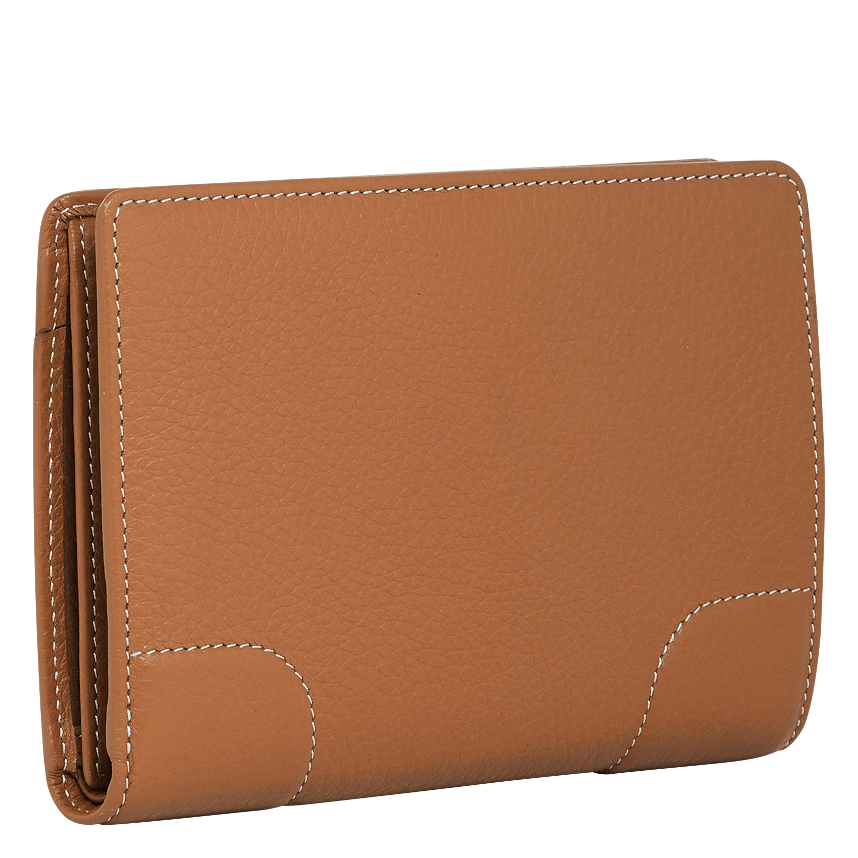 ROMY - Portefeuille moyen en cuir grainé| Marron