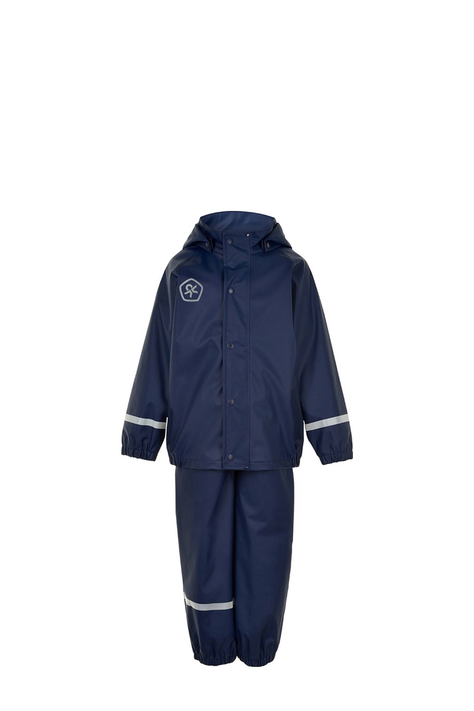 Color Kids regenpak Solid donkerblauw