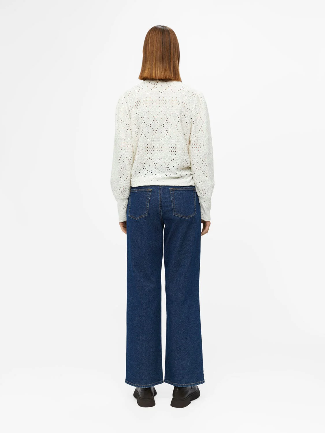 Object Objfeodora L/S Top 4215464 cloud dancer