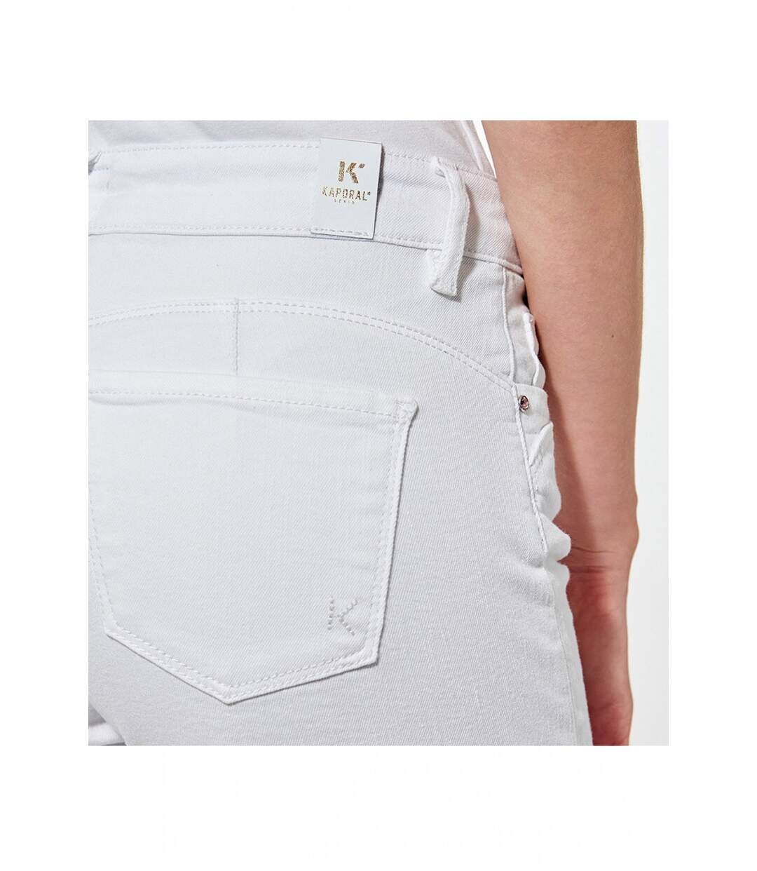 Short en jean de couleur  -  Kaporal - Femme