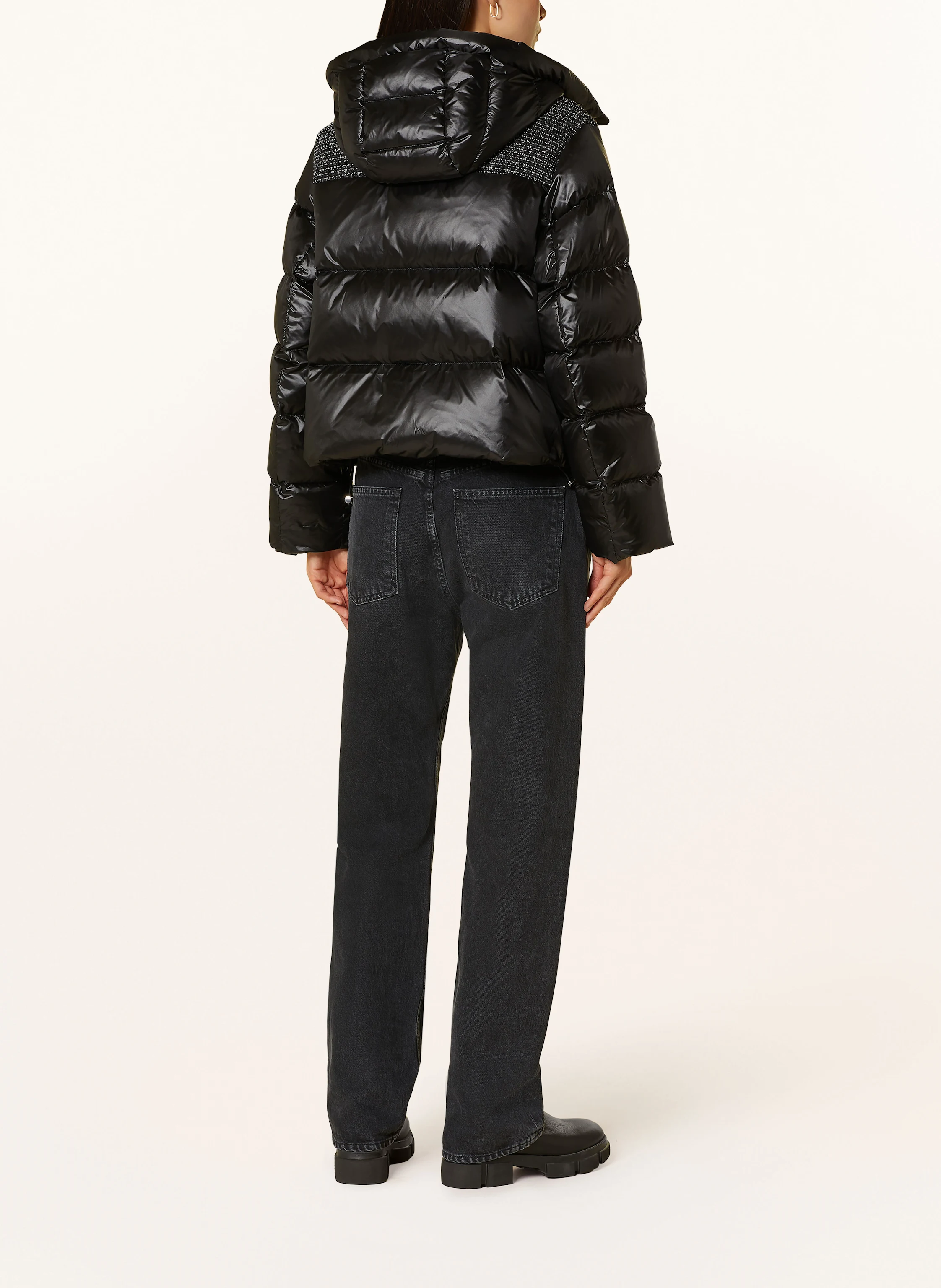 BOSS Steppjacke POMBATO im Materialmix