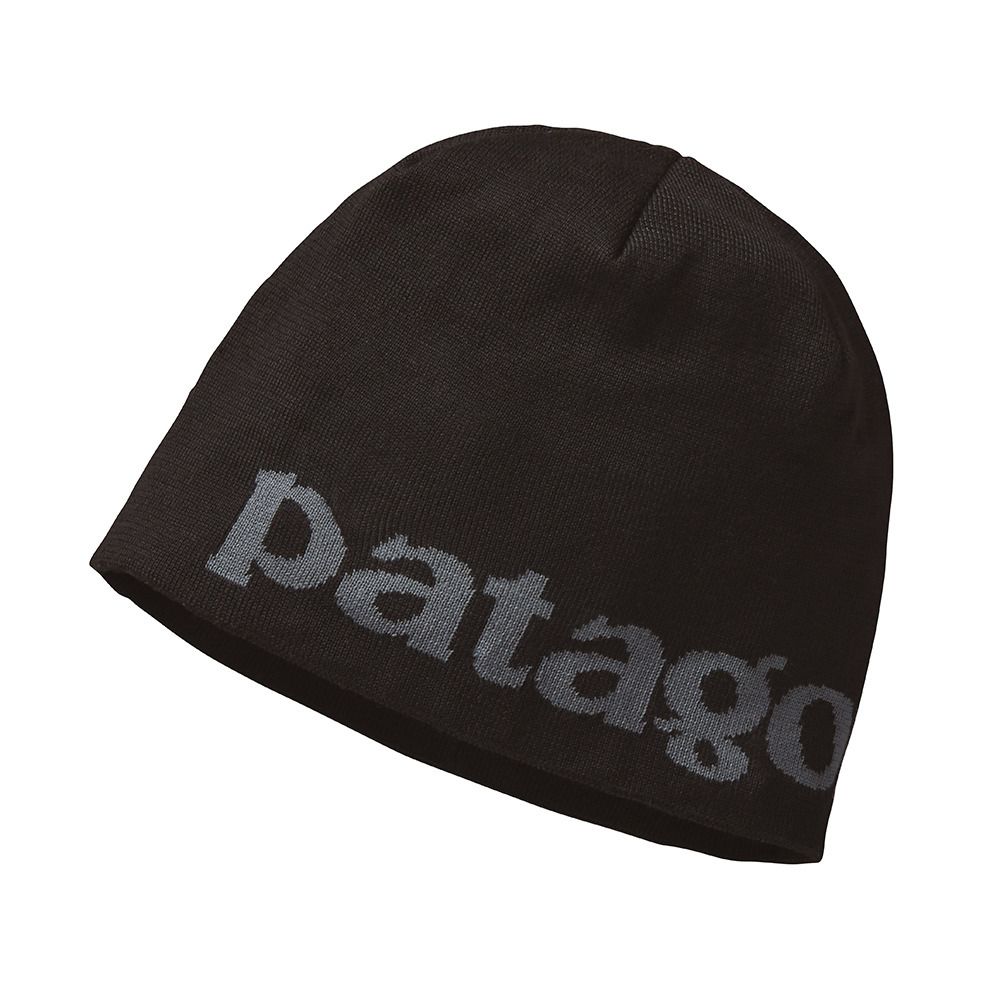 Patagonia LOGO - Bonnet logo belwe: black