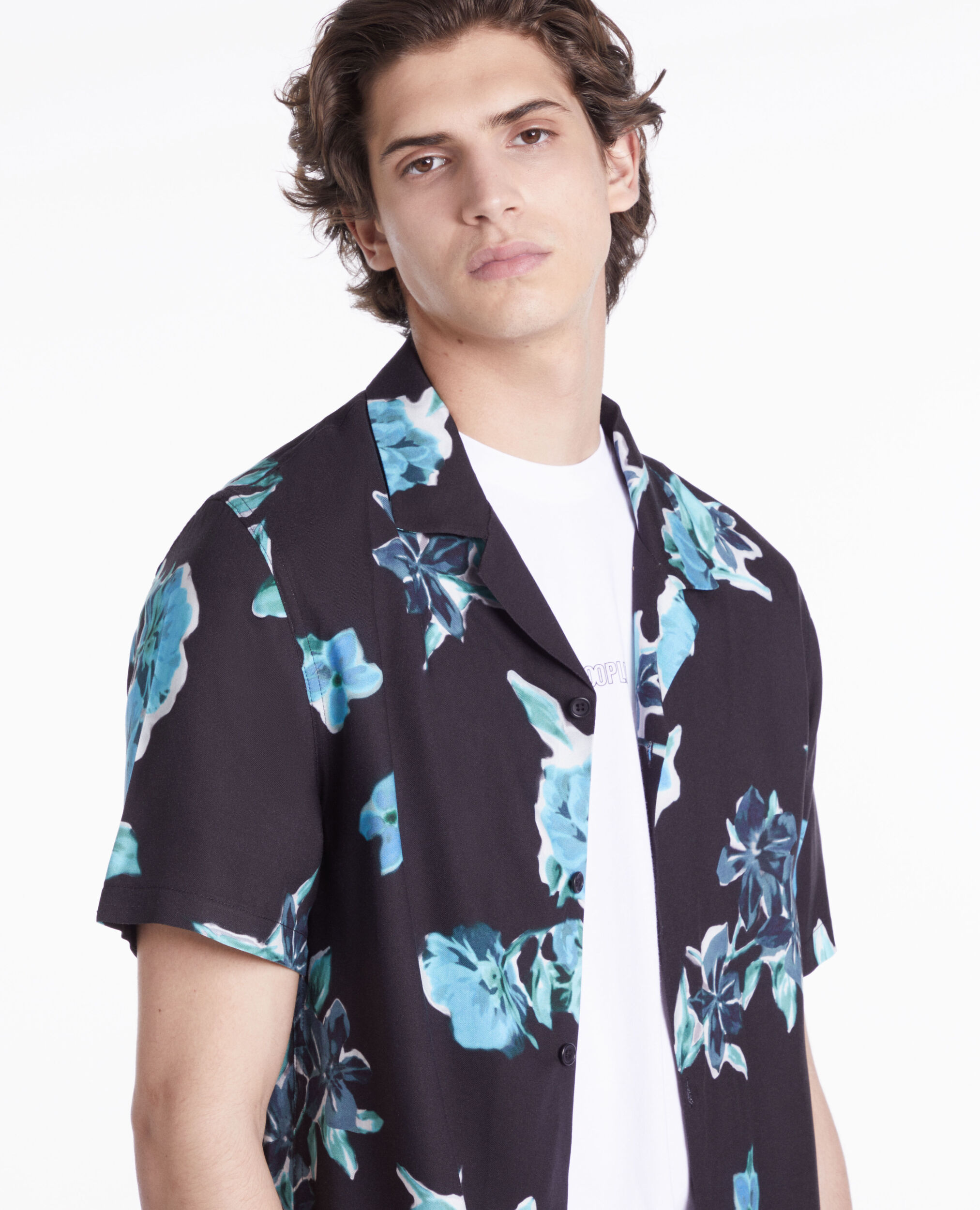 Chemise imprimée manches courtes
