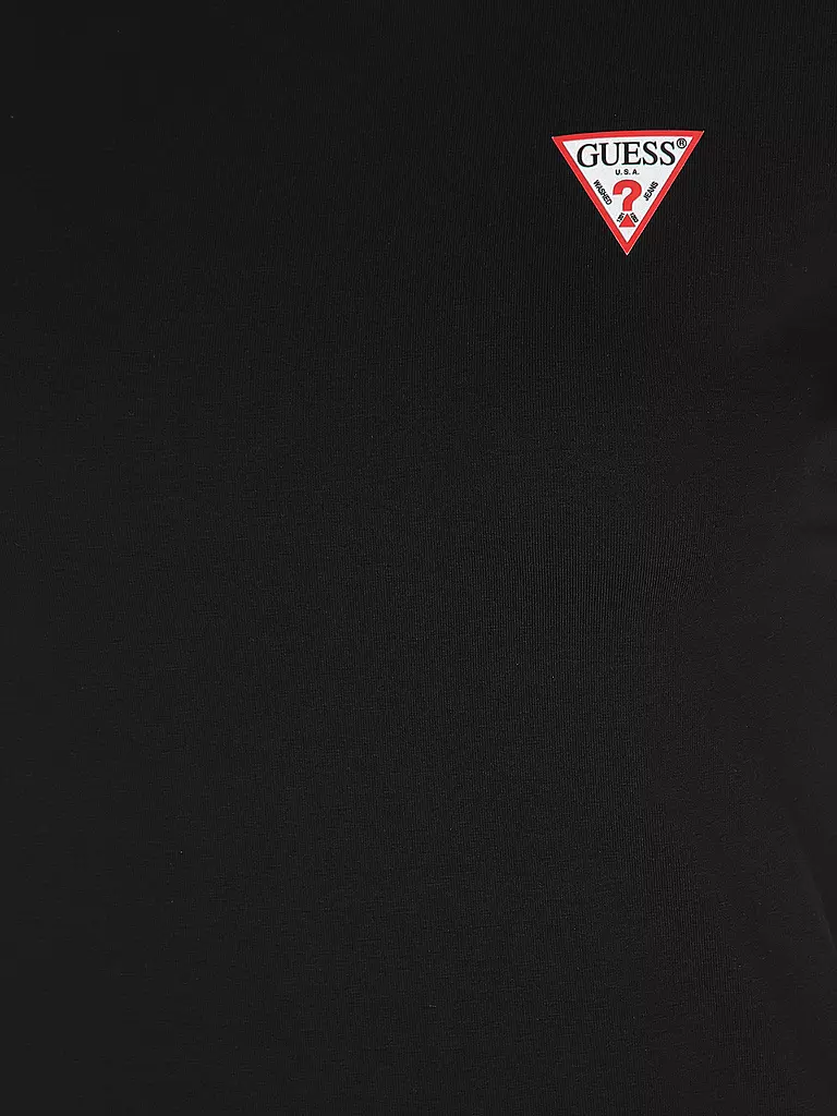 GUESS T-Shirt schwarz